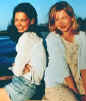 Michelle and co-star Katie Holmes